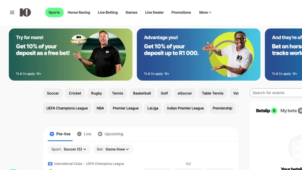 10Bet Nigeria 2 10Bet Homepage