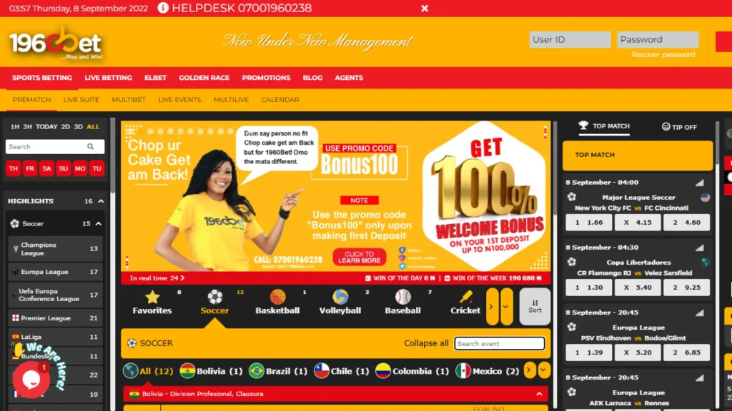 1960bet Nigeria 2 1960bet Homepage