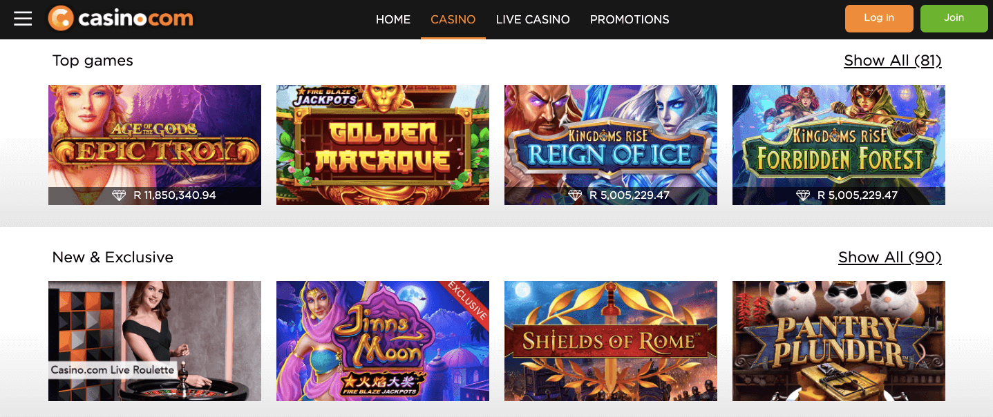 Casino.com Slot
