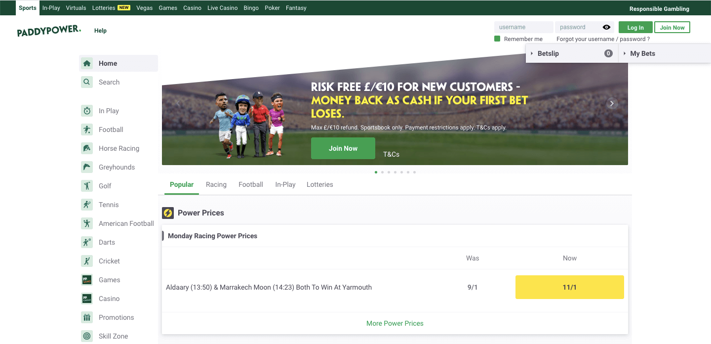 Paddy Power Sportsbook Review 2022 Get a ₦4400 RiskFree First Bet