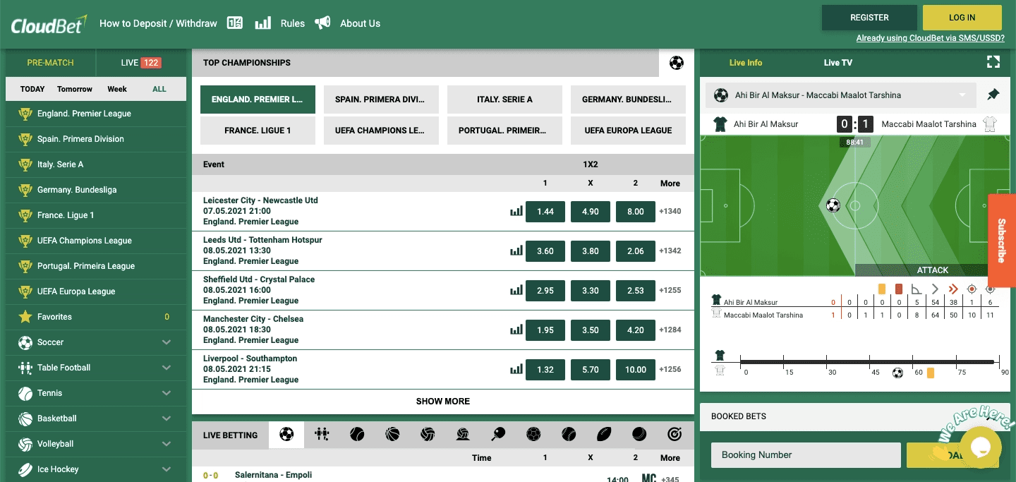 Cloudbet-Betting