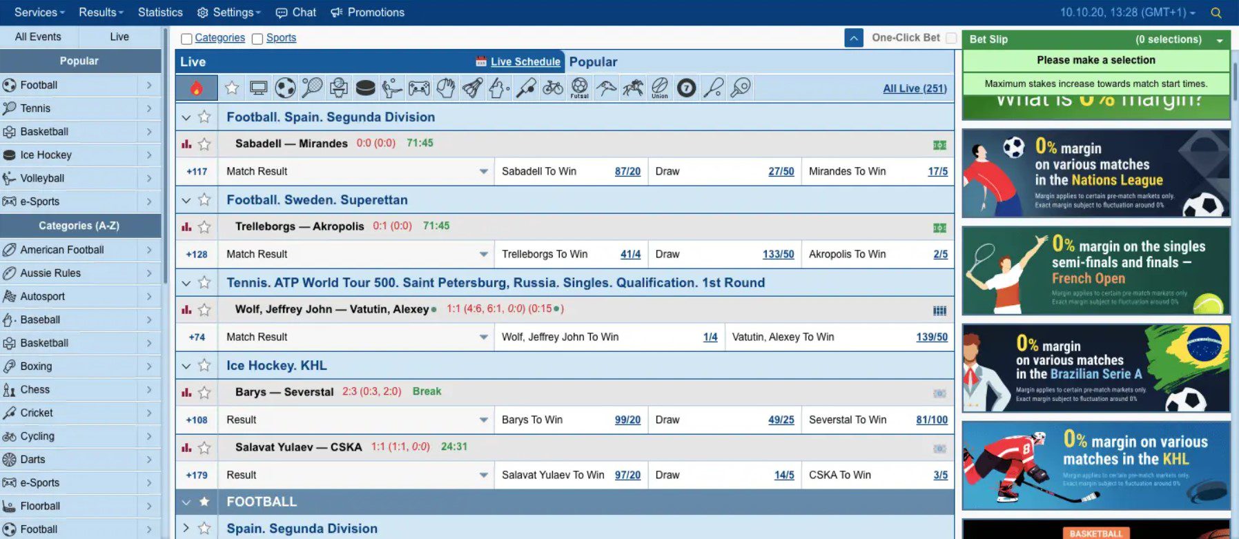 Marathonbet Betting