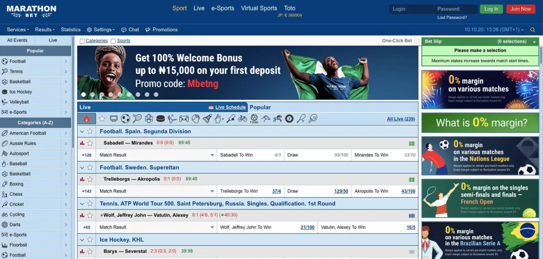 marathonbet-casino-homepage