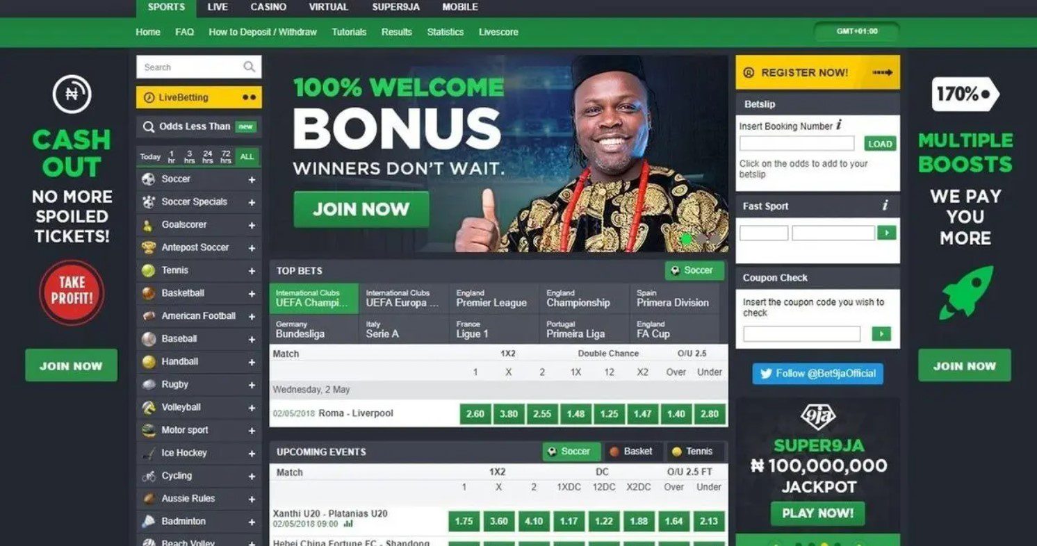 bet9ja-casino-homepage
