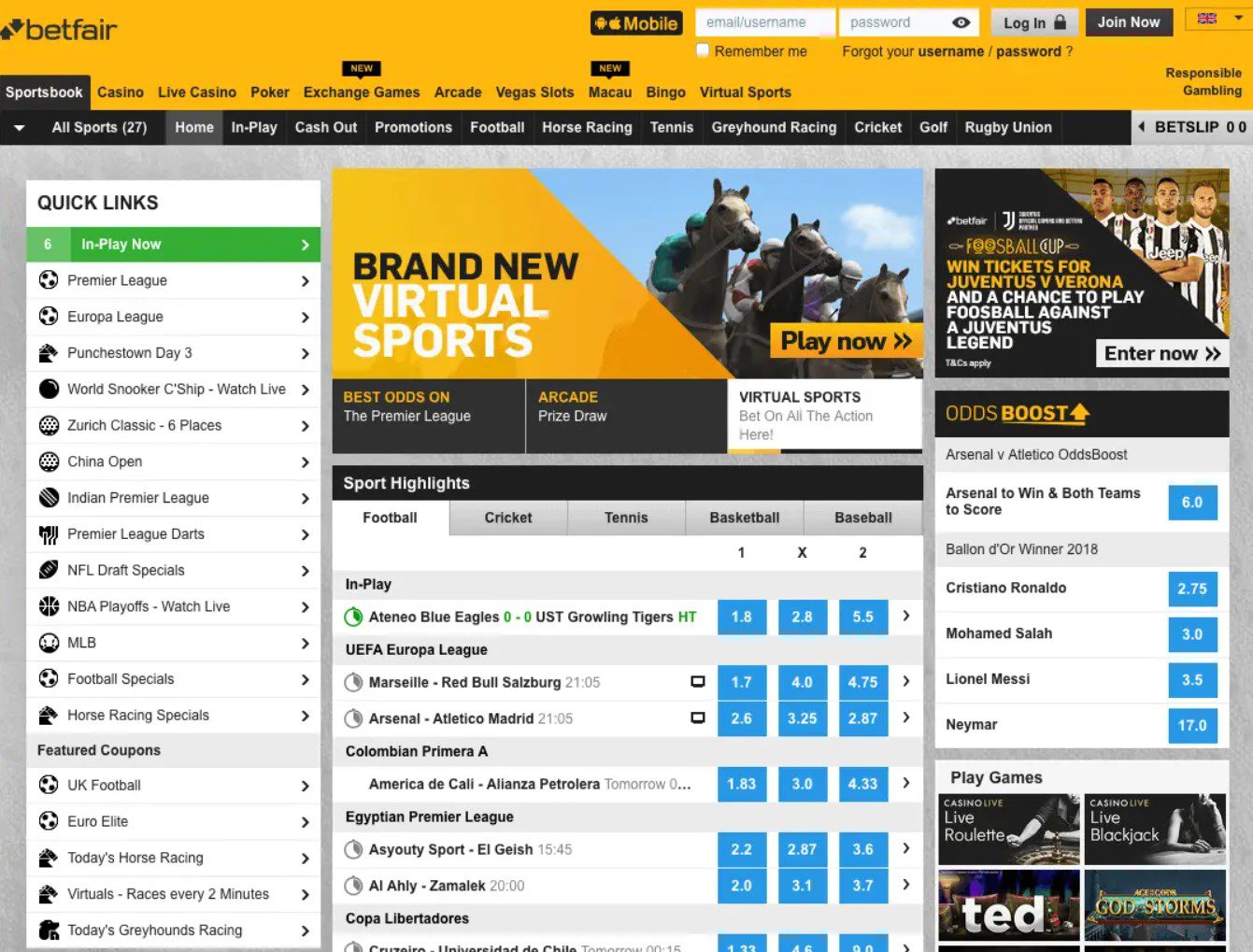 betfair-casino-homepage