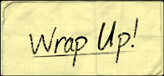 wrap up