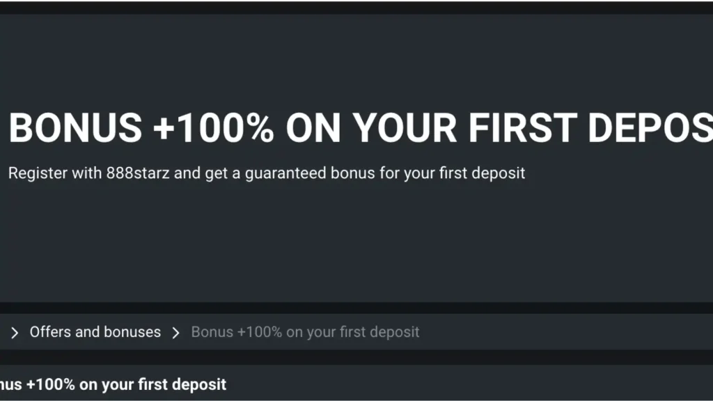 888Starz Nigeria 6 888Starz Welcome Bonus