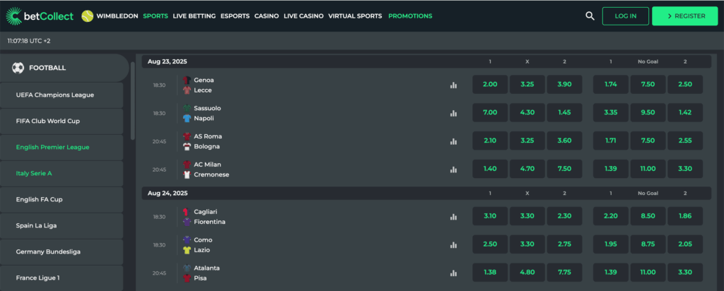 BetCollect Nigeria 6 BetCollect Betting