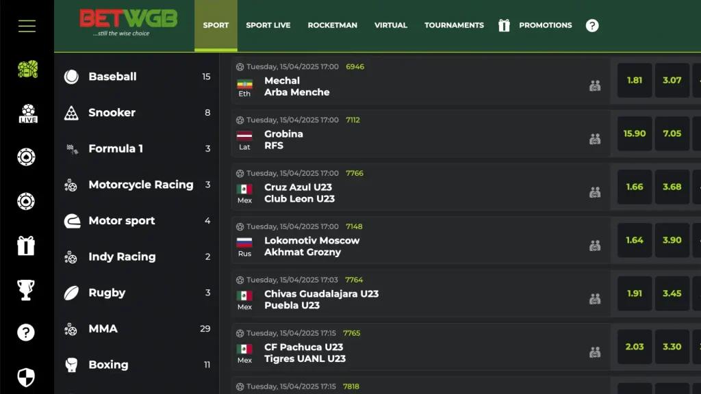 BetWGB Nigeria 4 BetWGB Betting