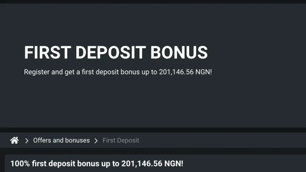 Betandyou Nigeria 4 Betandyou Welcome Bonus