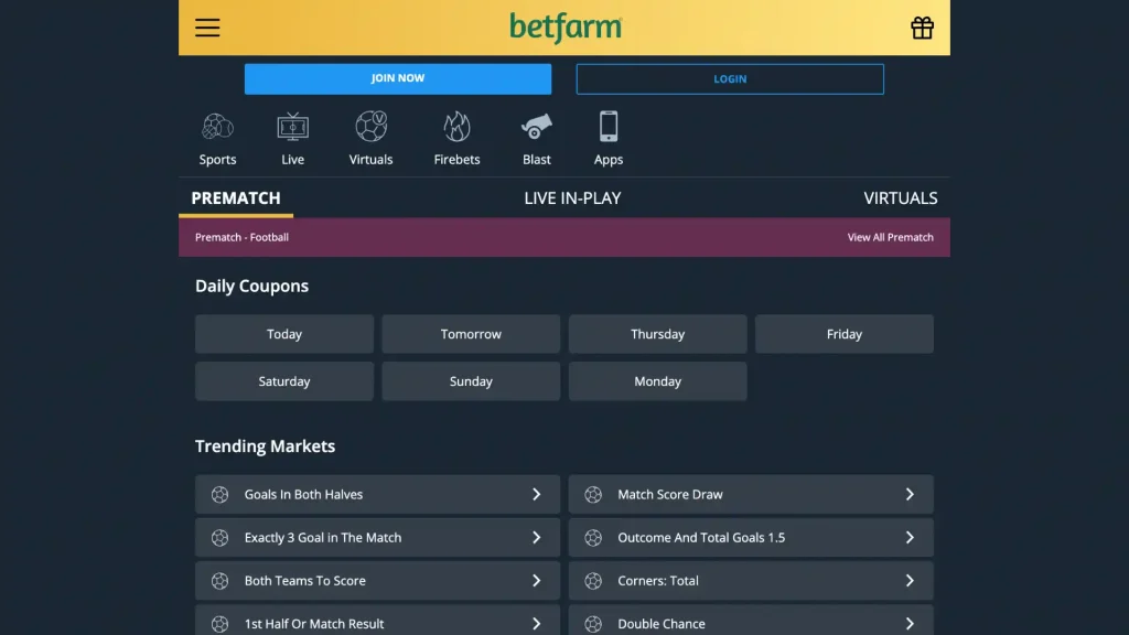 Betfarm Nigeria 2 Betfarm Homepage