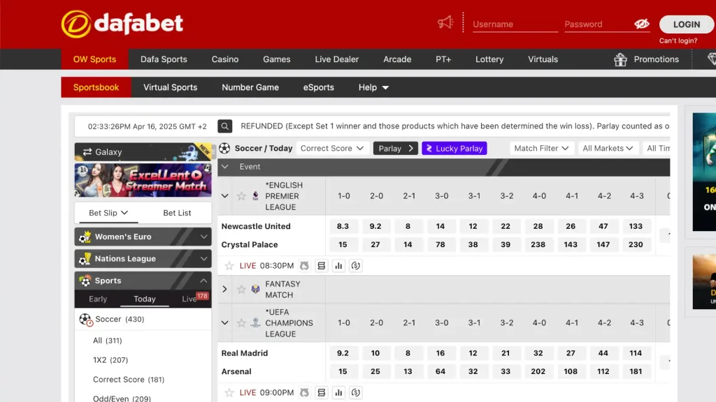 Dafabet Nigeria 6 Dafabet Betting
