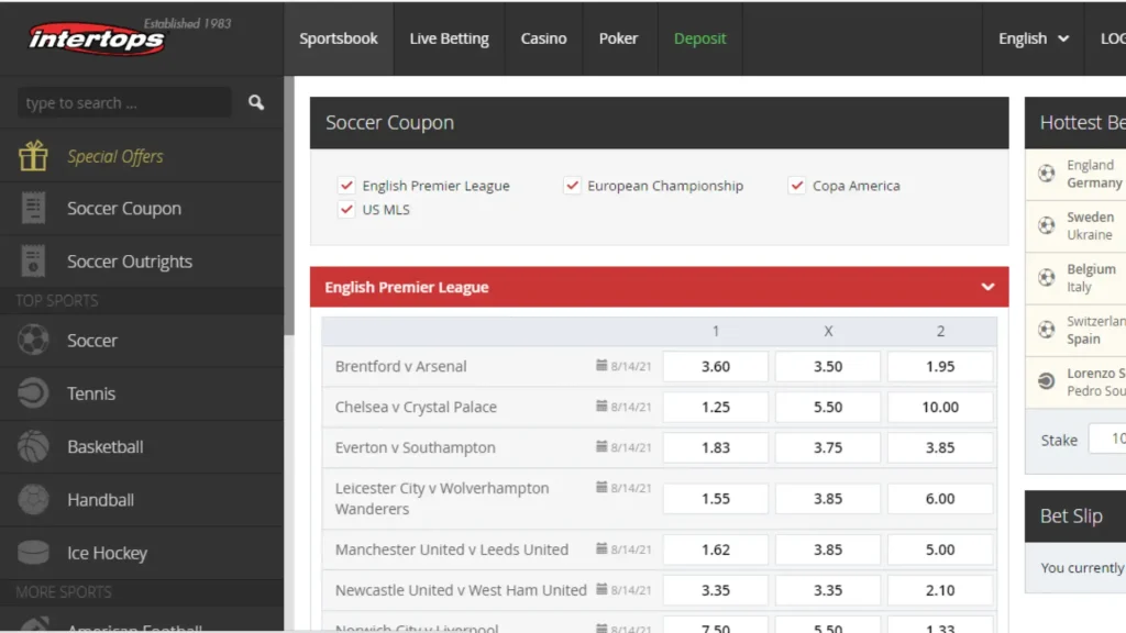 Intertops Nigeria 4 Intertops Betting