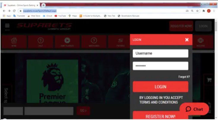 How to reset your Supabets account password 4 supabets-tabella-2